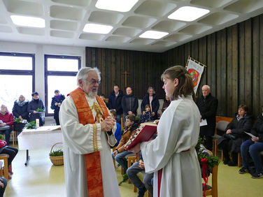 Palmsontag in St. Crescentius - Beginn der Heiligen Woche (Foto: Karl-Franz Thiede)